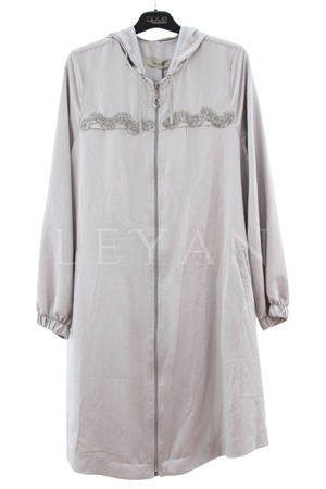 Dule Taşlı Kap- LYN03603 Gri