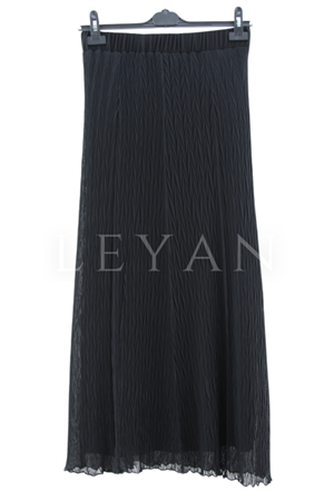 My312 Piliseli Etek- LYN03651 Siyah