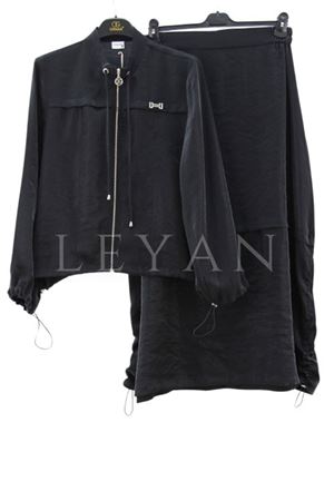 Orhan Store Büzgü Detaylı Takım- LYN03750 Siyah