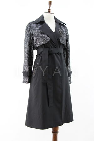 My312 Payet Detaylı Kap- LYN03881 Siyah