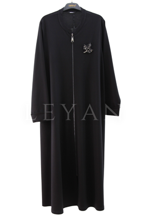 Defrina Broş Detaylı Ceket- LYN03879 Siyah