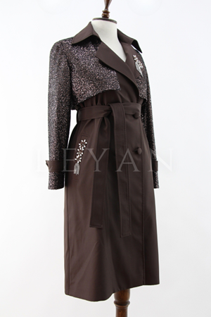 My312 Payet Detaylı Kap- LYN03881 Kahve