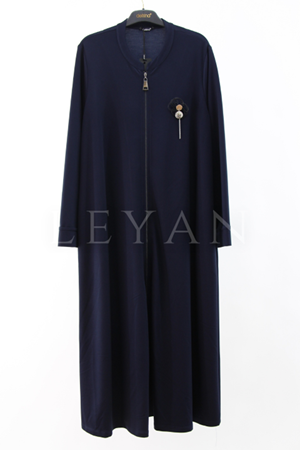 Defrina Broş Detaylı Ceket- LYN03879 Lacivert