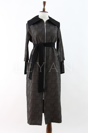 Nuss Ribana Detaylı Brokar Kap- LYN03854 Antrasit