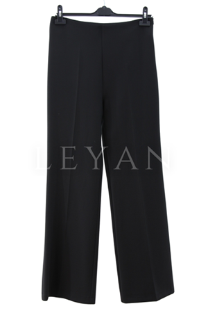 Sentez Yüksek Bel İspanyol Pantolon- LYN03978 Siyah