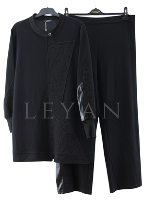 Defrina Sim Detaylı Takım- LYN03871 Siyah