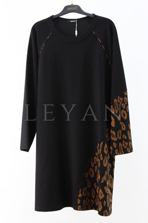 Defrina Leopar Desen Tunik- LYN03874 Kahve