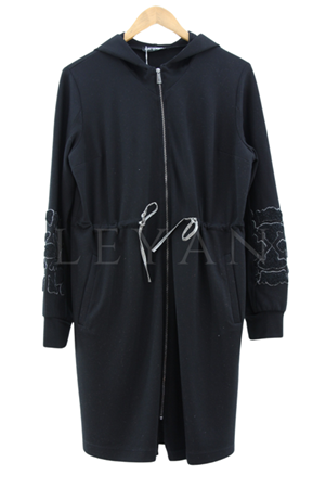 Fuat Gürşen Kolları İşlemeli Kap- LYN03137 Siyah