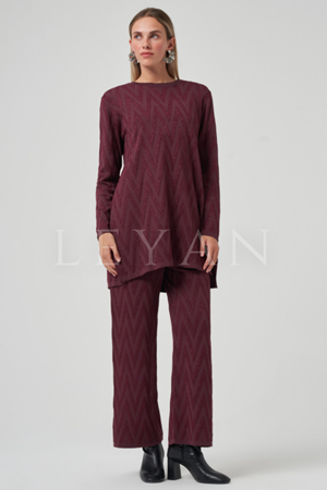 Nuss Simli Takım- LYN04070 Bordo