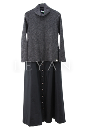 Missemramiss Arvena Duo Elbise- LYN04071 Siyah