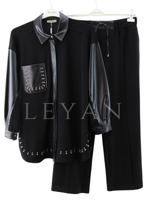 Müsemma Leyra Takım- LYN04090 Siyah