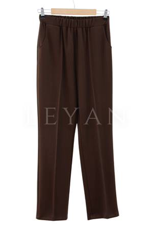 Sentez Elisse Büyük Beden Pantolon- LYN04103 Kahve