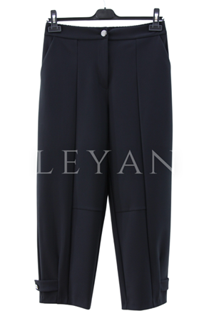 Sentez Nirvana Paçası Apoletli Pantolon- LYN04124 Siyah