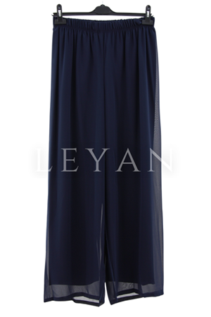 Şifon Pantolon- LYN04138 Lacivert