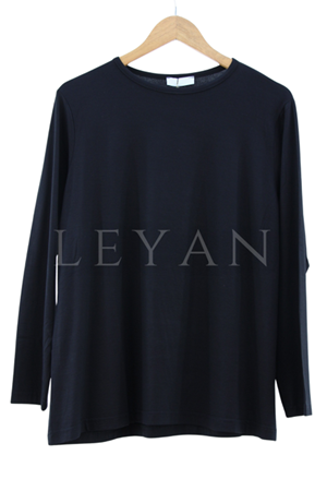 Penye Kollu İçlik- LYN04128 Siyah