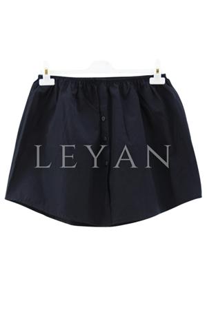 Düğmeli Viscon İçlik- LYN04137 Siyah