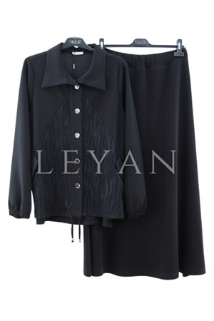 Dule Etekli Takım- LYN04132 Siyah