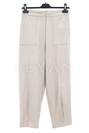 Sentez Marina Dıştan Cepli Pantolon- LYN04165 Taş