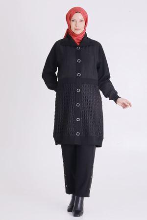 Behrem File Detaylı Takım- LYN04170 Siyah