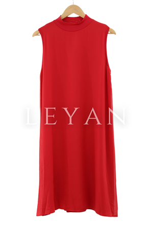 Önü Şifon Detaylı İçlik- LYN01342  Kırmızı