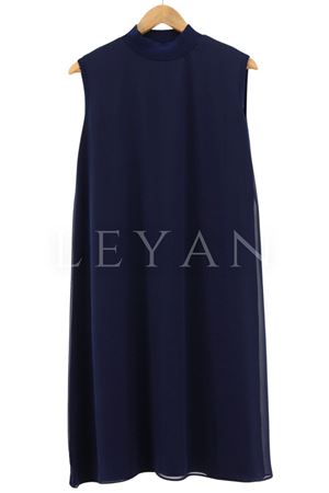 Önü Şifon Detaylı İçlik- LYN01342  Lacivert