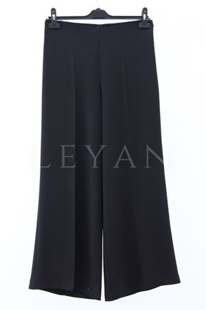 Sentez Geniş Paça Pantolon- LYN03751 Siyah