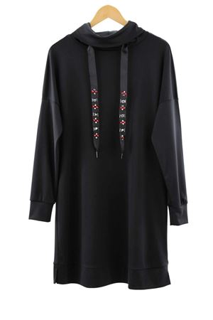 Orhan Store Taş Detaylı Tunik- LYN01132 Siyah