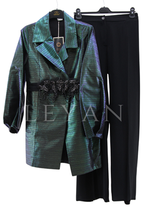 Orhan Tafta Ceketli Takım- LYN02191 Yeşil