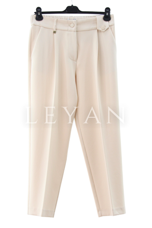 Sentez Sofia Korsajlı Apoletli Pantolon- LYN04017 Bej