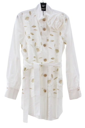 My312 Dantelli Ceket- LYN03446 Ekru