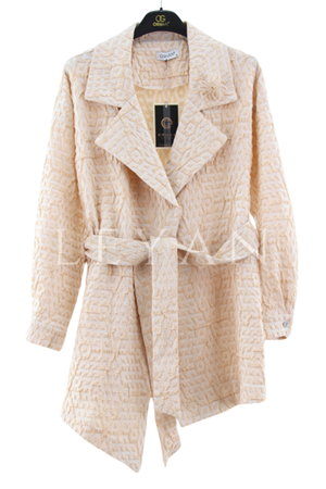 Orhan Store Kabartmalı Ceket- LYN03697 Bej