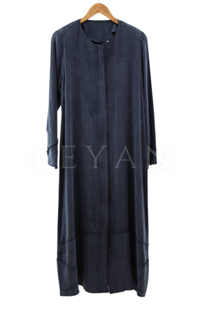 Dikiş Detaylı Qupra Kap- LYN03656 Lacivert