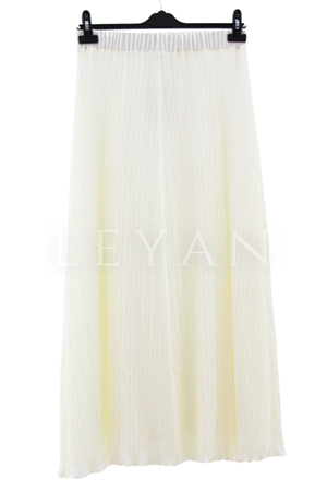 My312 Piliseli Etek- LYN03651 Ekru