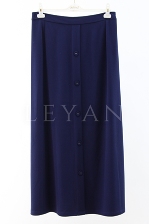 Defrina Düğmeli Etek- LYN03862 Lacivert