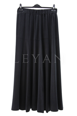 Sentez Aden İpek Qupra Etek- LYN03548 Siyah