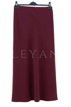 Sentez Nil Çan Etek- LYN03597 Bordo