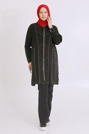 Behrem Tensel Fermuarlı Kap- LYN03356 Siyah