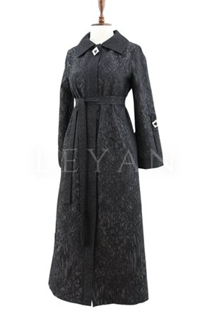 Orhan Store Simli Kol Detaylı Kap- LYN03383 Siyah