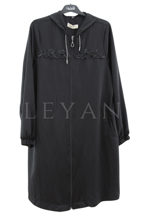 Dule Taşlı Kap- LYN03603 Siyah