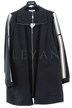 Fuat Gürşen Şerit Detaylı Ceket- LYN03588 Siyah