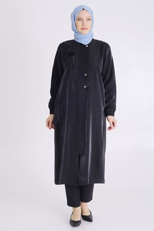 Behrem Saten Tensel Kap- LYN03718 Siyah