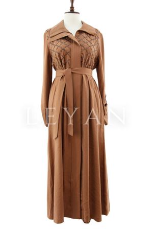 Orhan Store Taş Detaylı Kap- LYN03770 Kahve