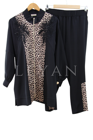 Müsemma Esma Takım- LYN03299 Siyah