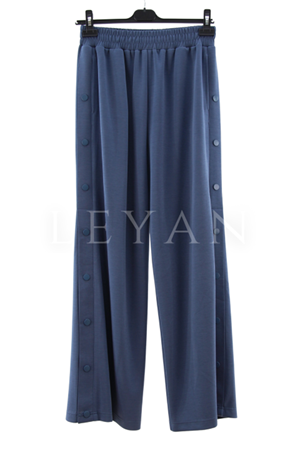 Sentez Tokyo Bambu Geniş Paça Pantolon- LYN03547 İndigo