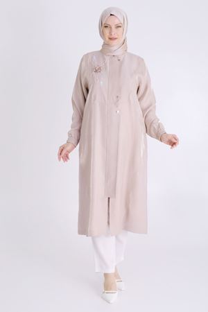 Behrem Saten Tensel Kap- LYN03718 Bej