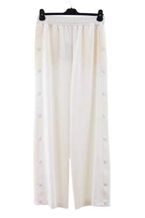 Sentez Tokyo Bambu Geniş Paça Pantolon- LYN03547 Ekru