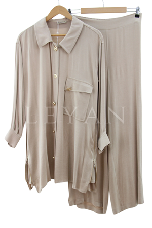 Müsemma Simay Takım- LYN03326 Bej