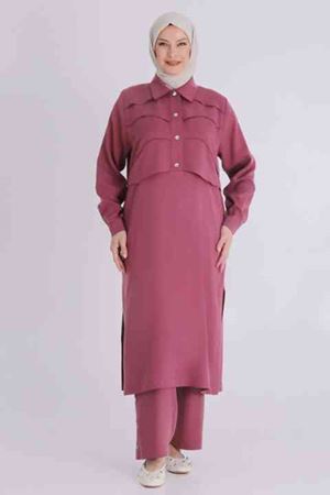 Behrem Tensel Takım- LYN03826 Gül Kurusu