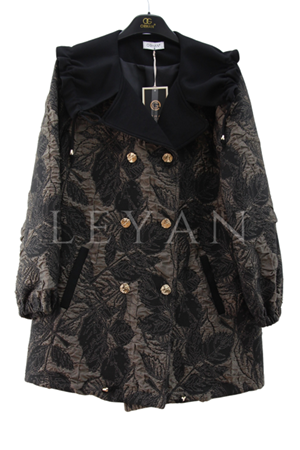 Orhan Store Yakalı Bumber Brokar Ceket- LYN03850 Vizon