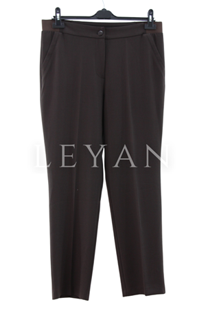 Sentez Narina Büyük Beden Pantolon- LYN03980 Kahve